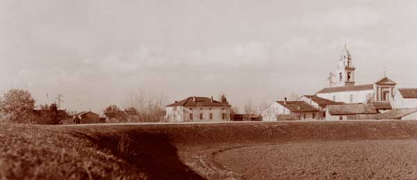 fontanelle_1952 Fontanelle in una veduta dall'argine del Po nel 1952
